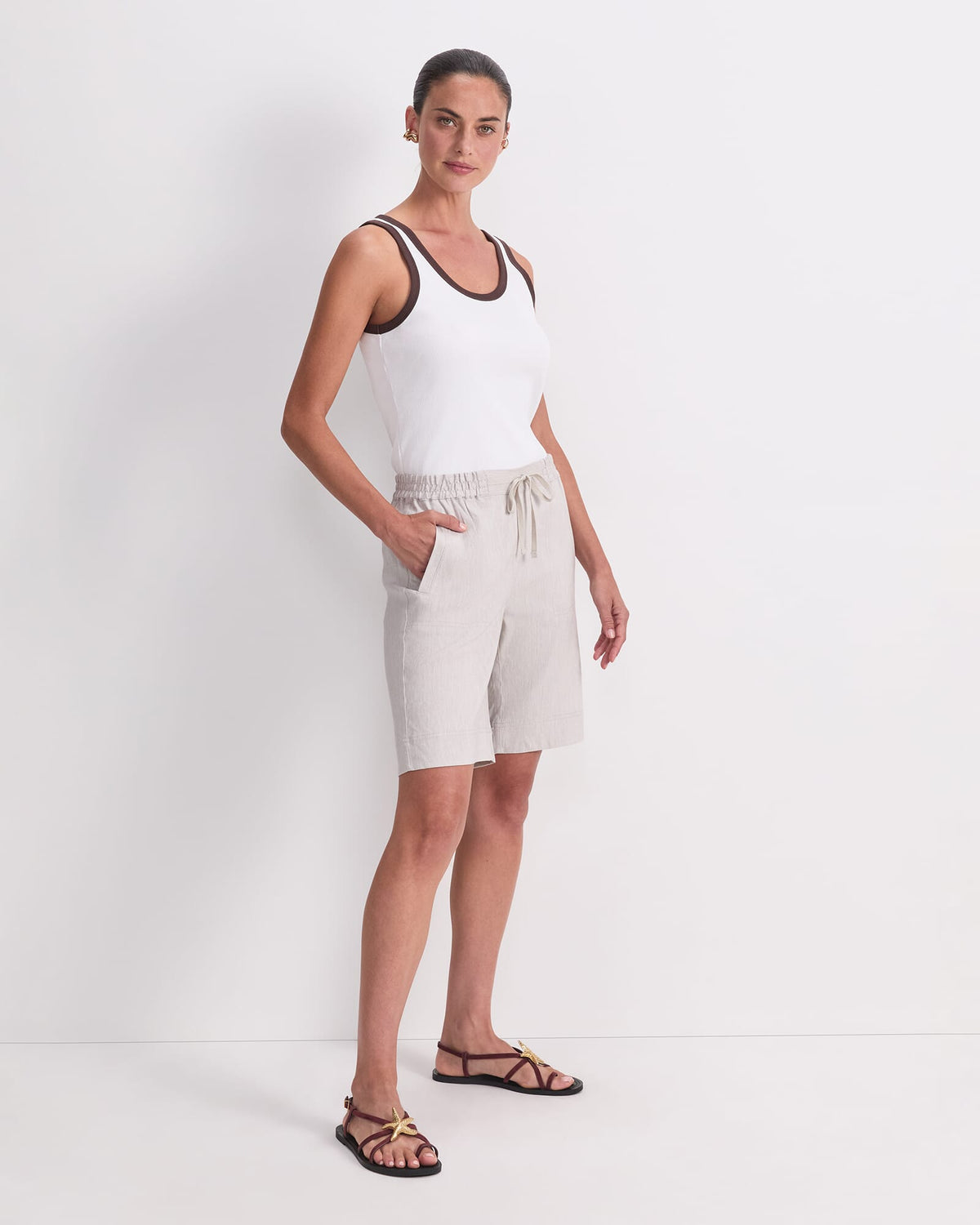 Rosa Linen Short