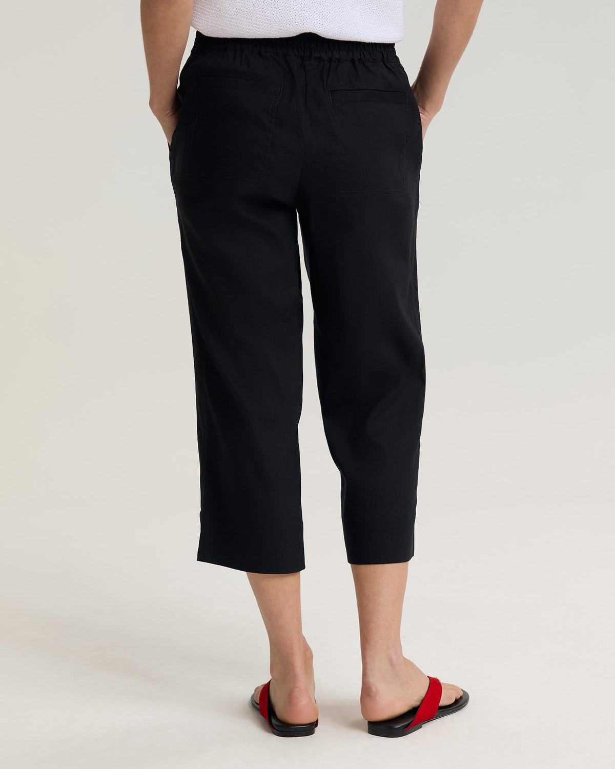 Rosa Crop Linen Pant