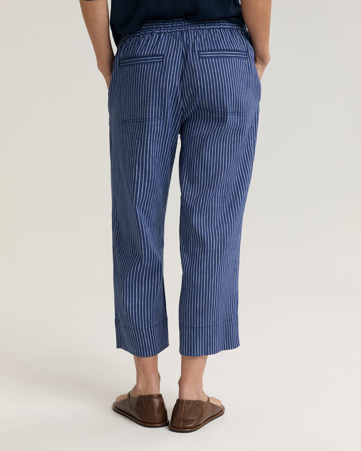 Rosa Crop Linen Pant