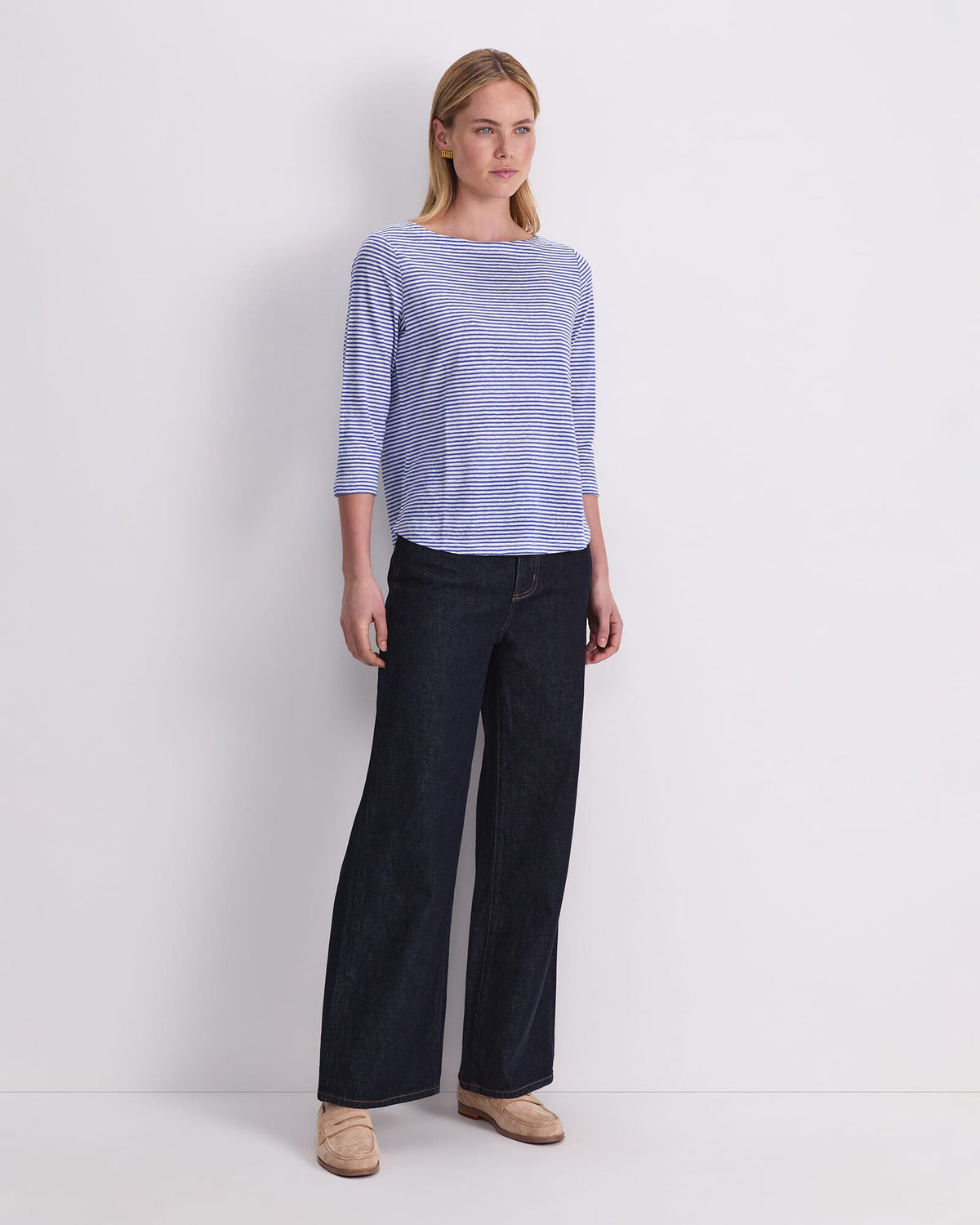 Cecile Linen Top