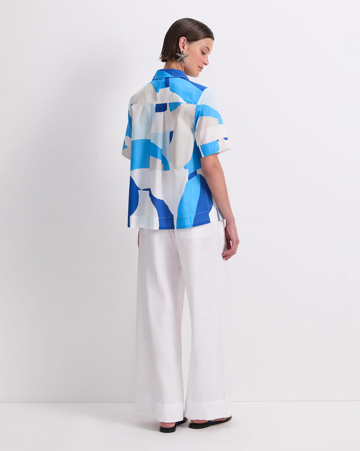 Nora Short Sleeve Lily Voile Shirt