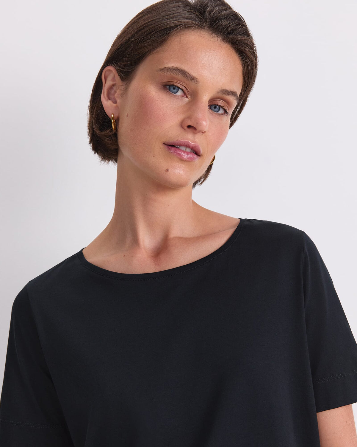Mercerised Cotton Short Sleeve Tee