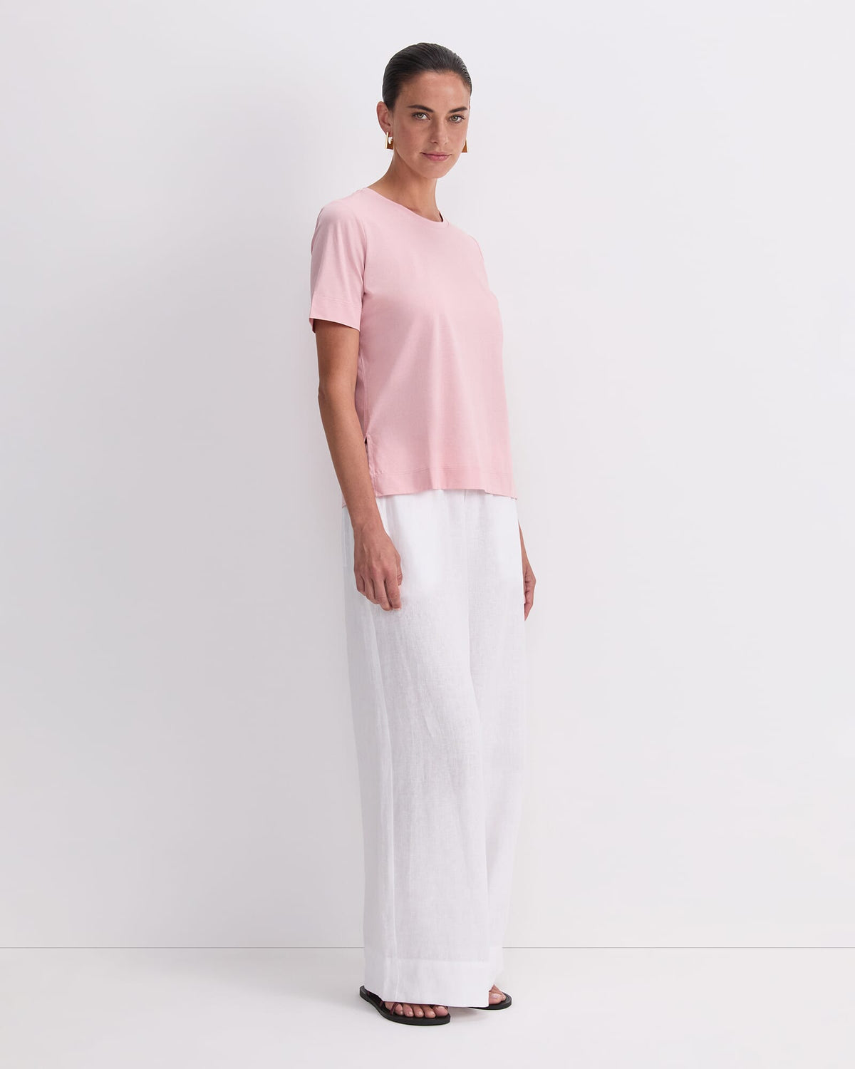 Mercerised Cotton Short Sleeve Tee
