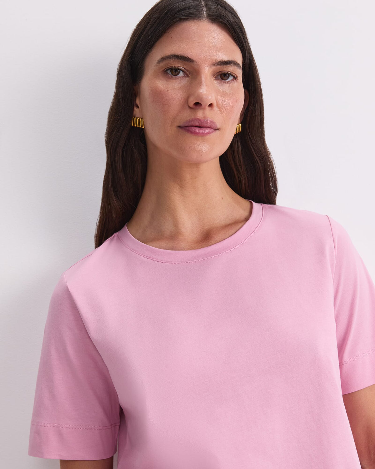 Mercerised Cotton Short Sleeve Tee