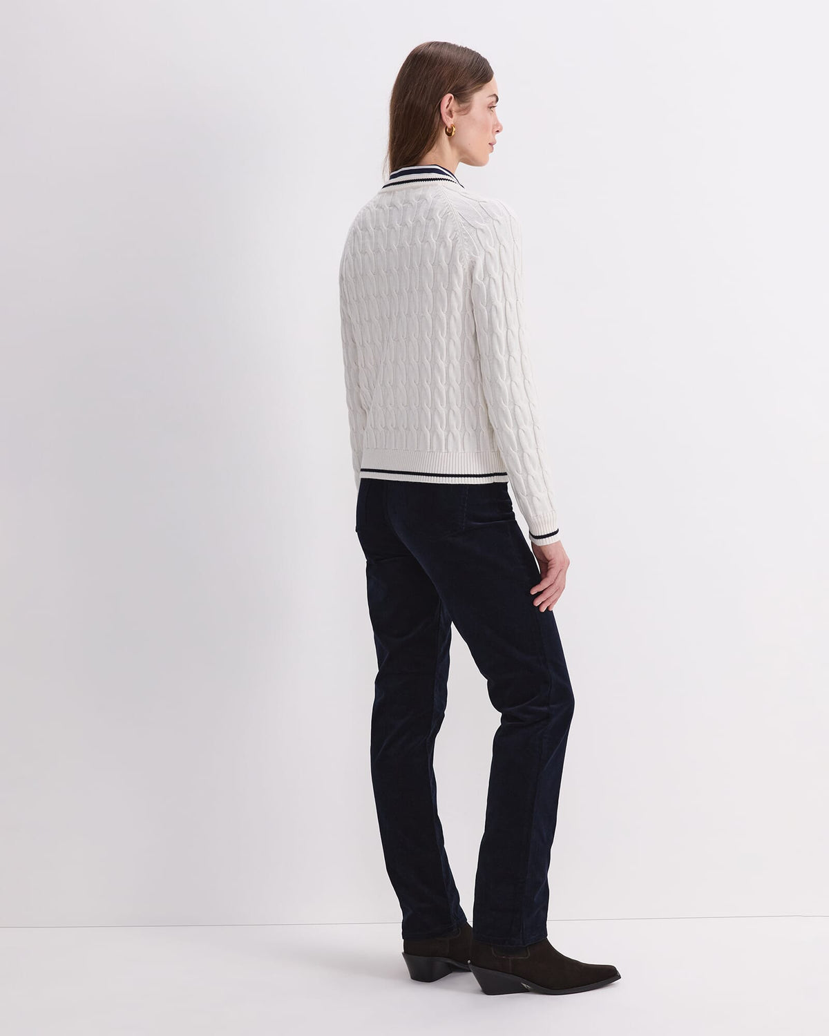 Merino Cable Cardigan