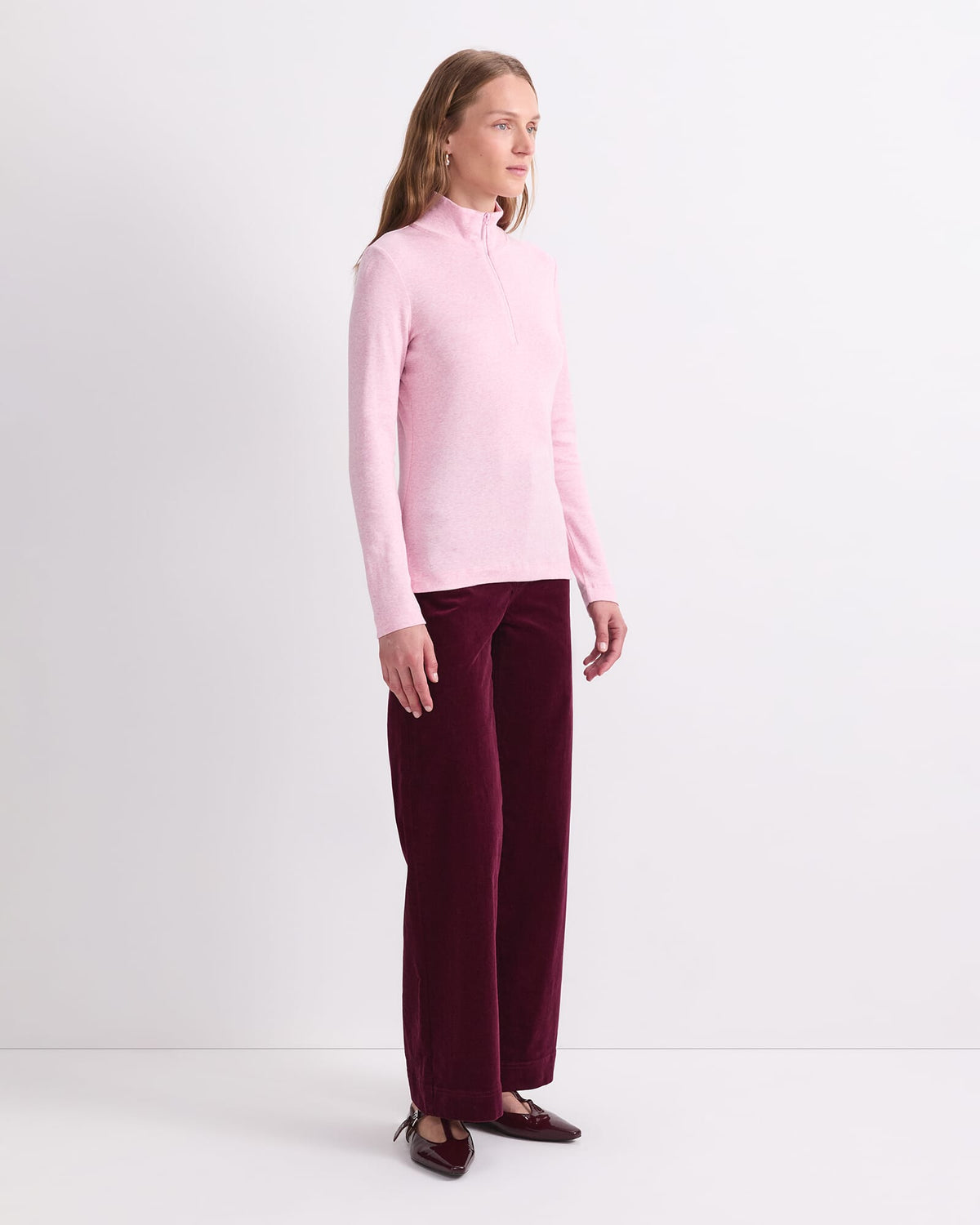 Lucy Zip Funnel Neck