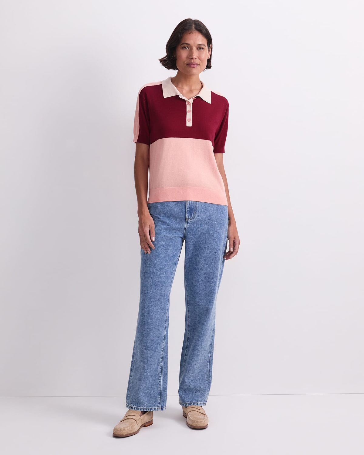 Alphine Cotton Silk Polo