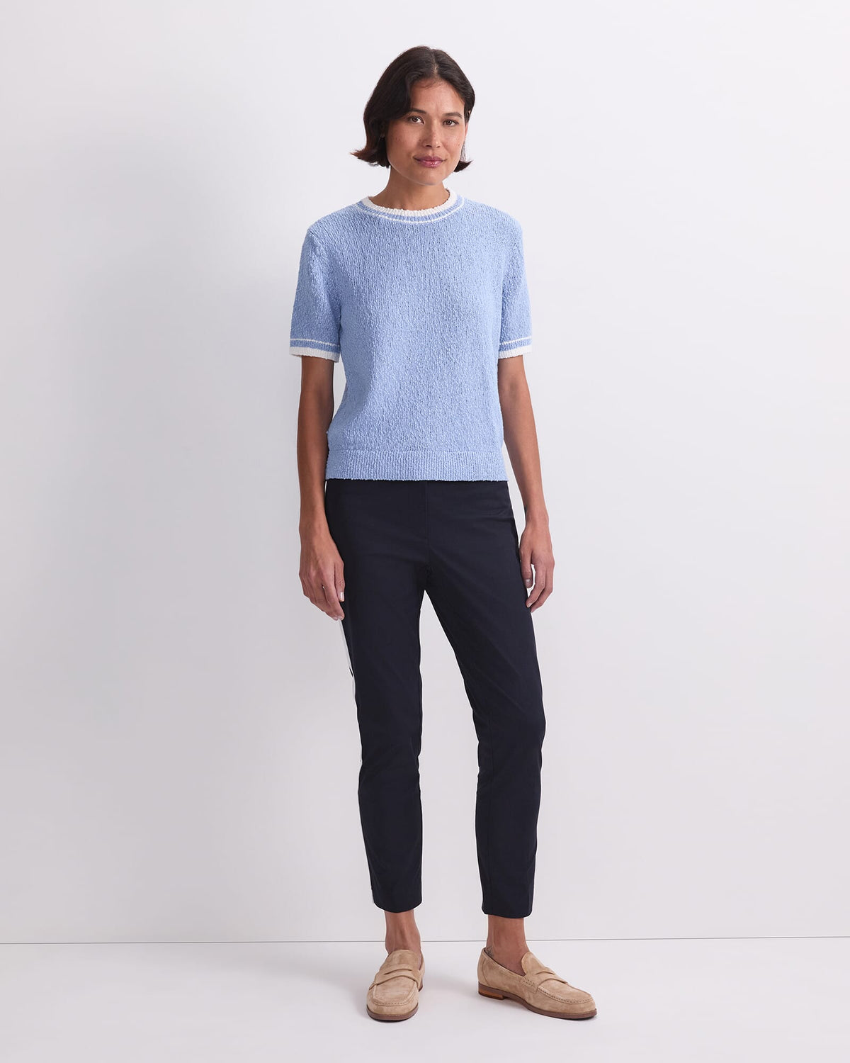 Cotton Crew Neck Knit