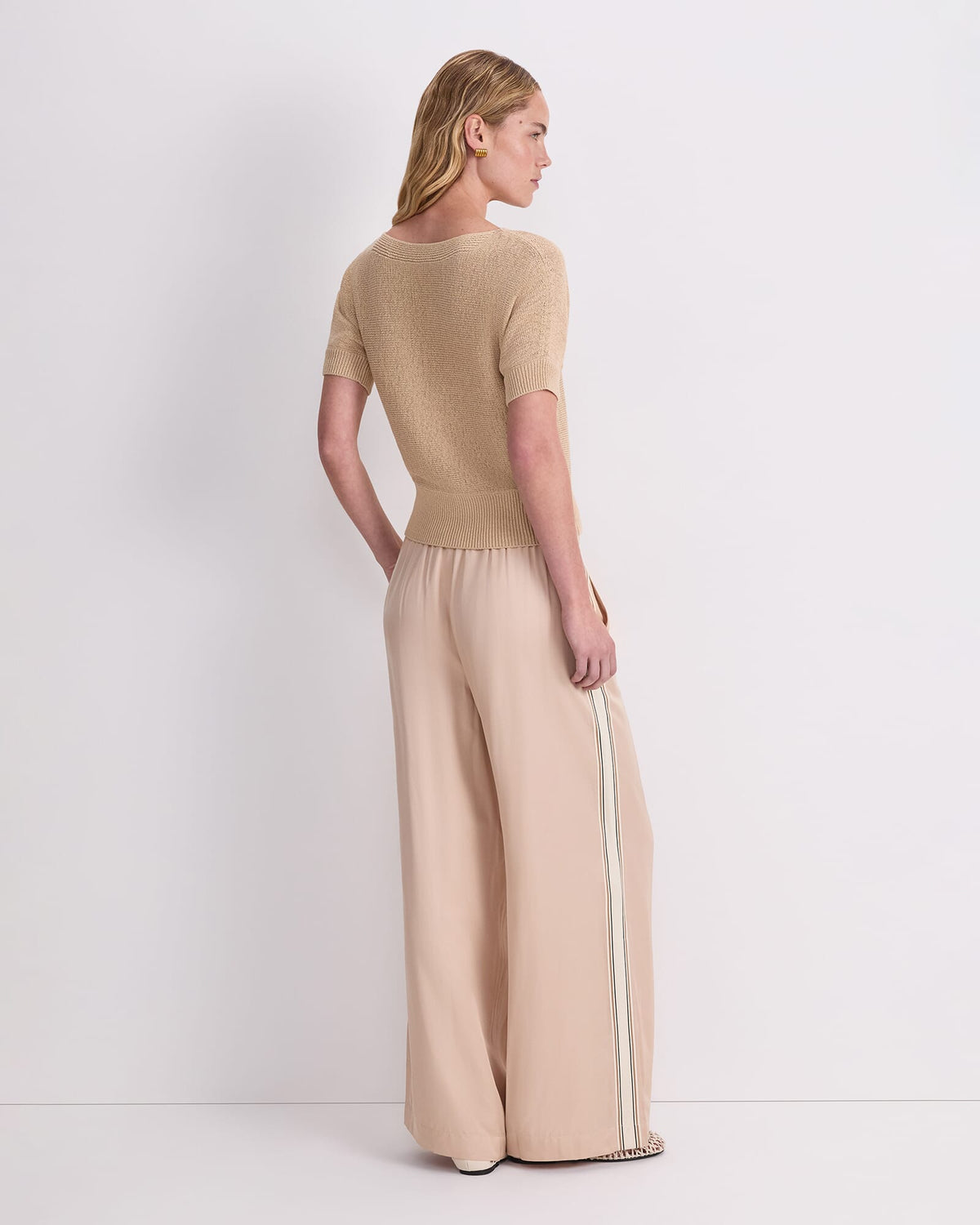 Josie Tape Yarn Batwing Tee