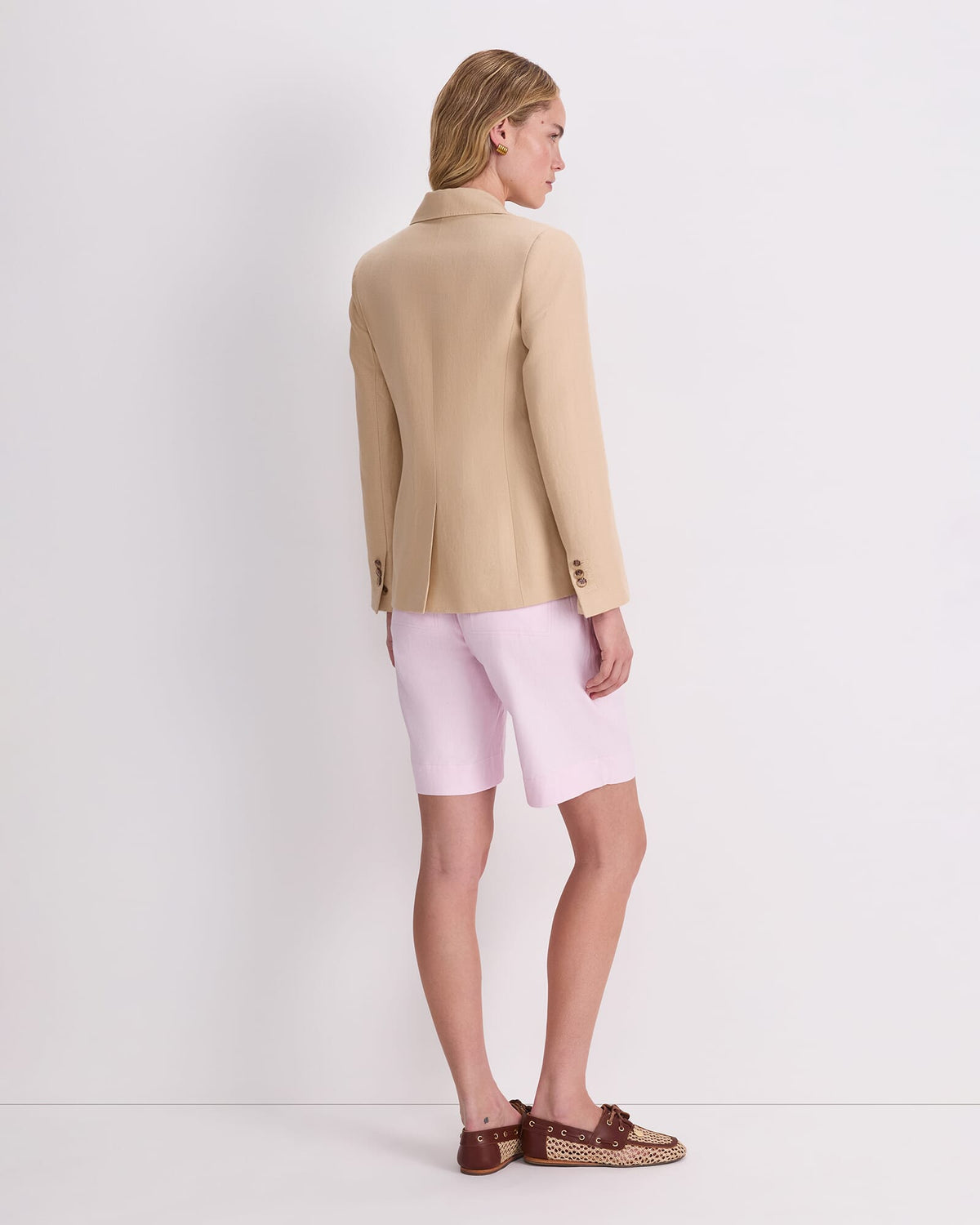 Sloane Textured Linen Blazer