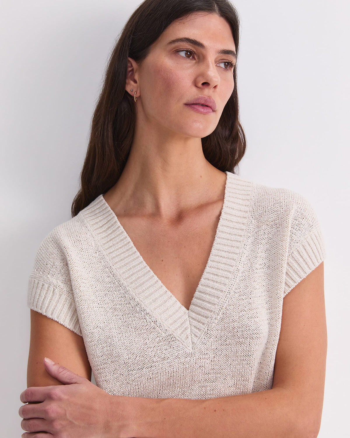 Josie Tape Yarn V-Neck Tank
