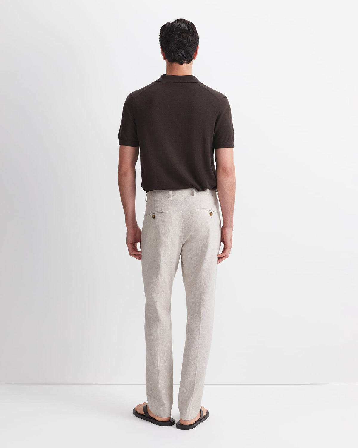 Jeffrey Linen Blend Suit Pant