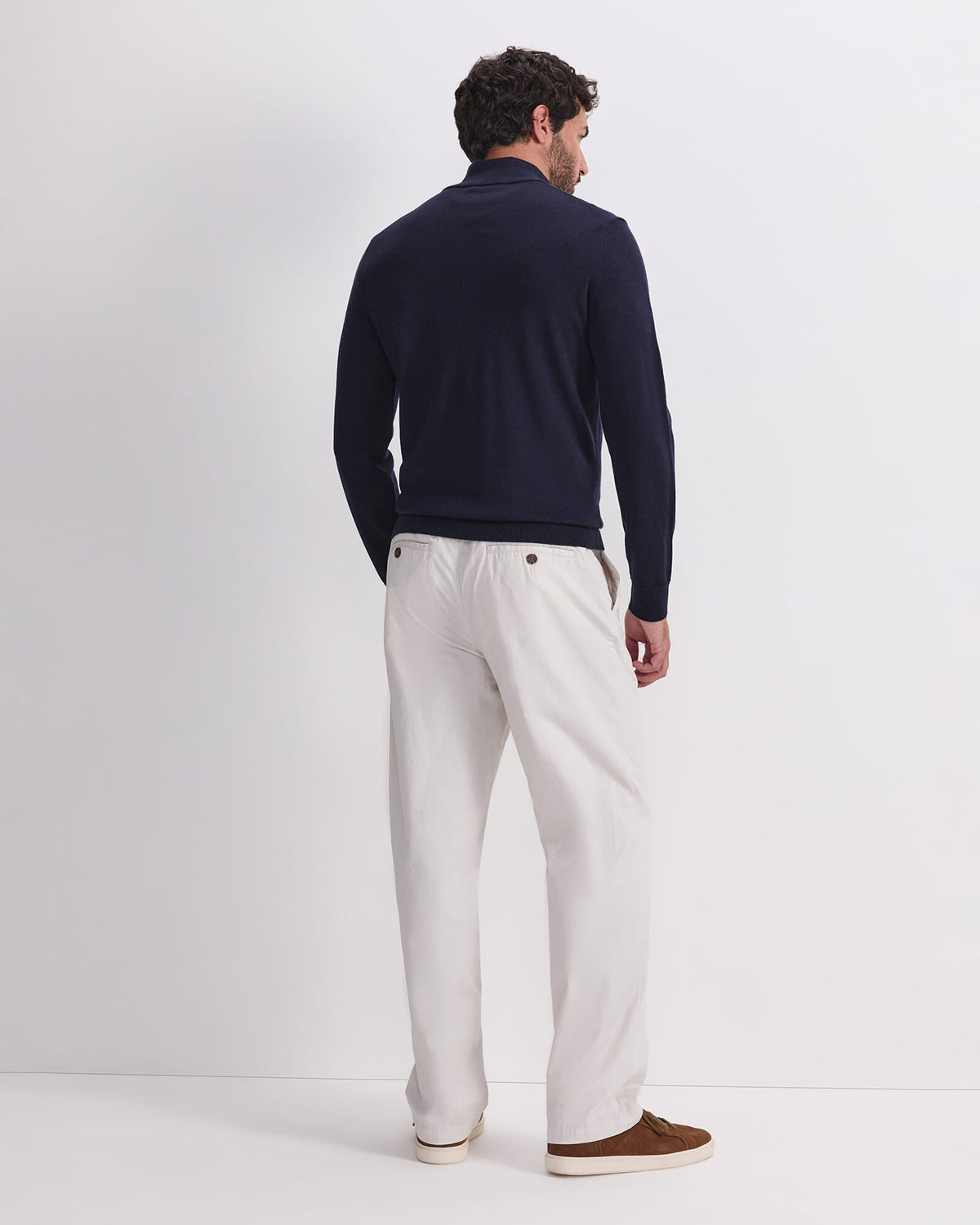 Merino Quarter Zip Knit