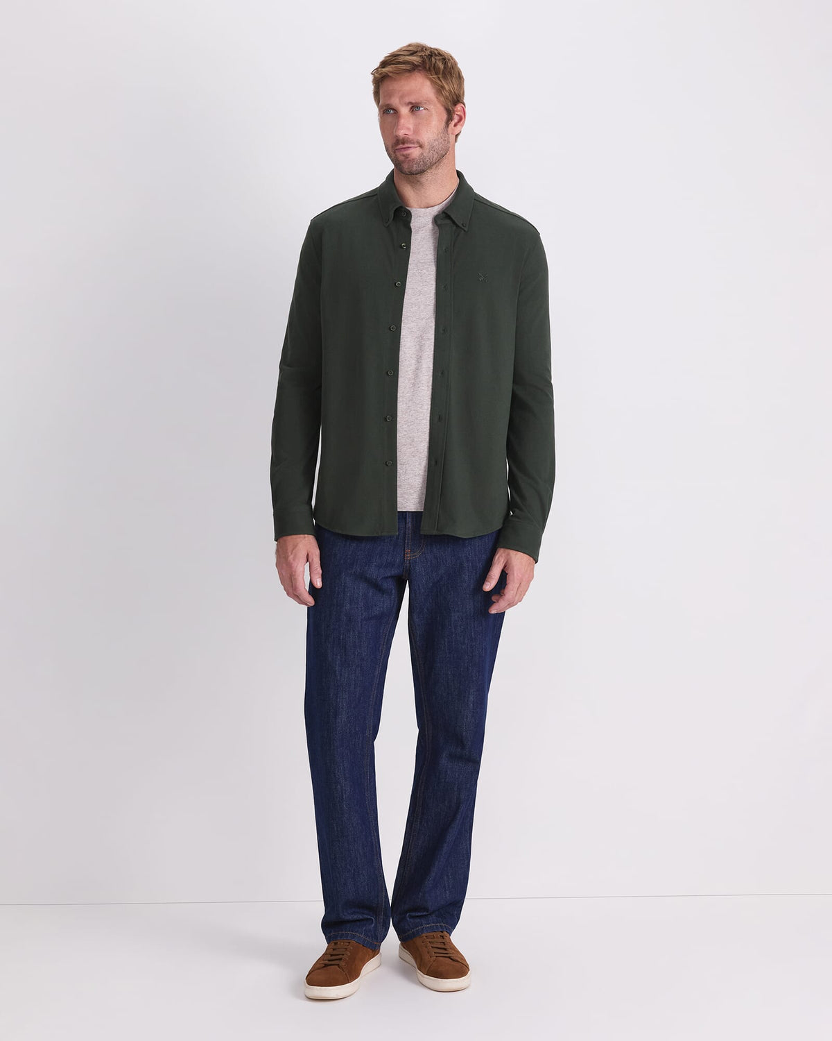 Long Sleeve Pique Shirt