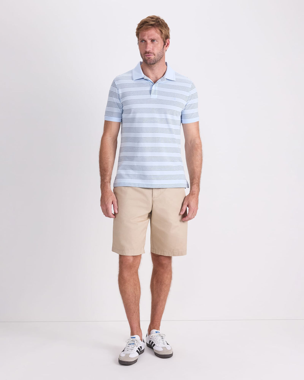 SC Stripe Pique Polo