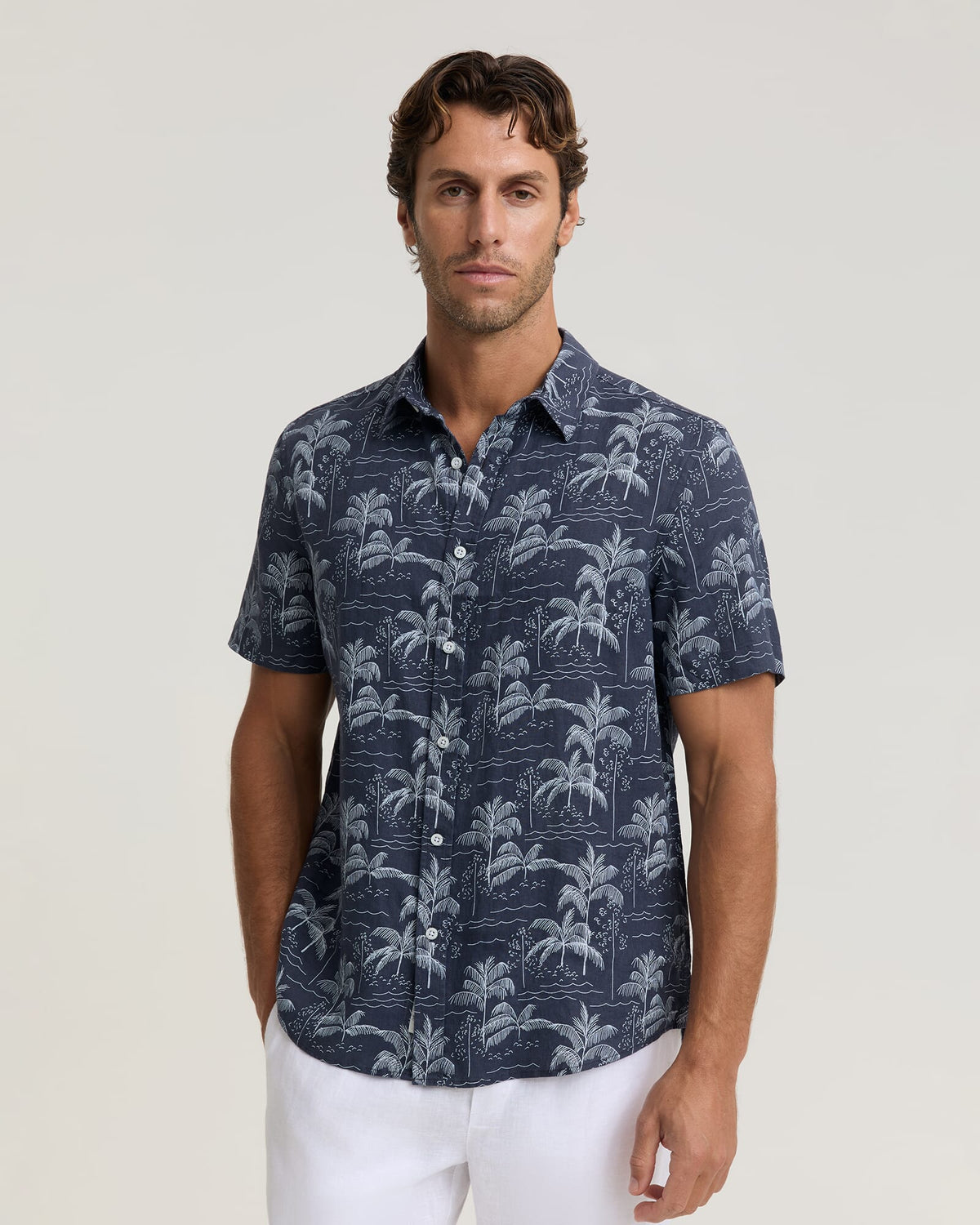 Hamilton Short Sleeve Linen Shirt