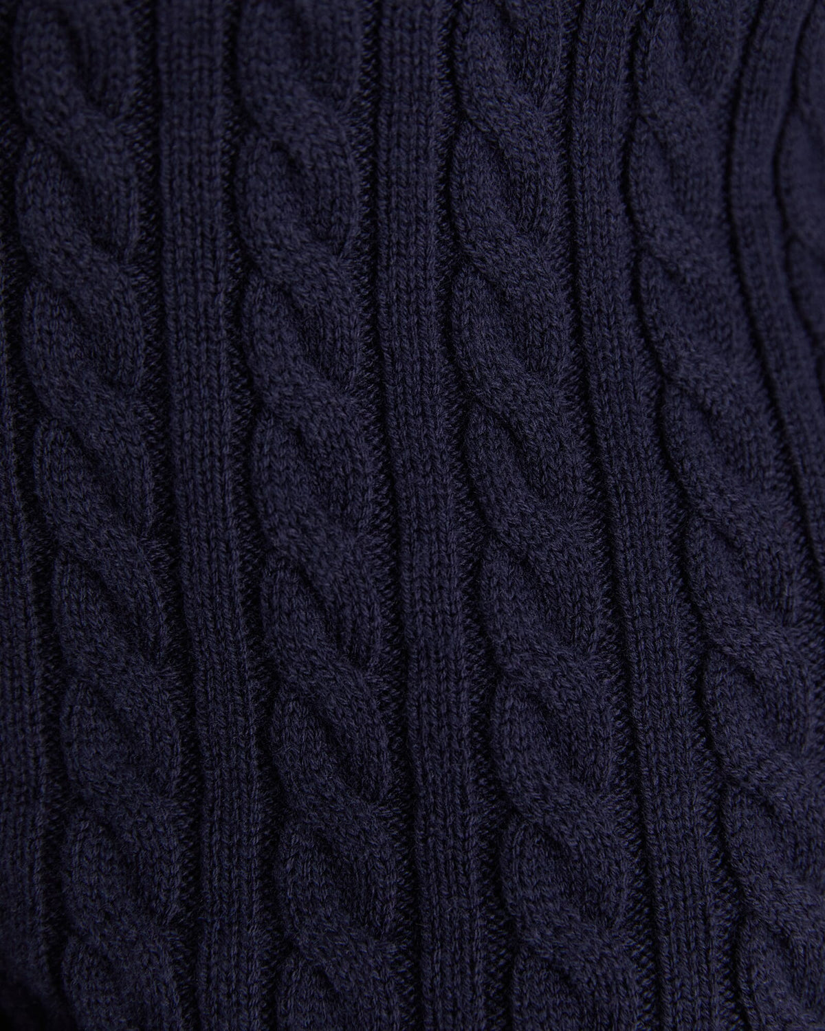 Cable Merino Cotton Cardigan