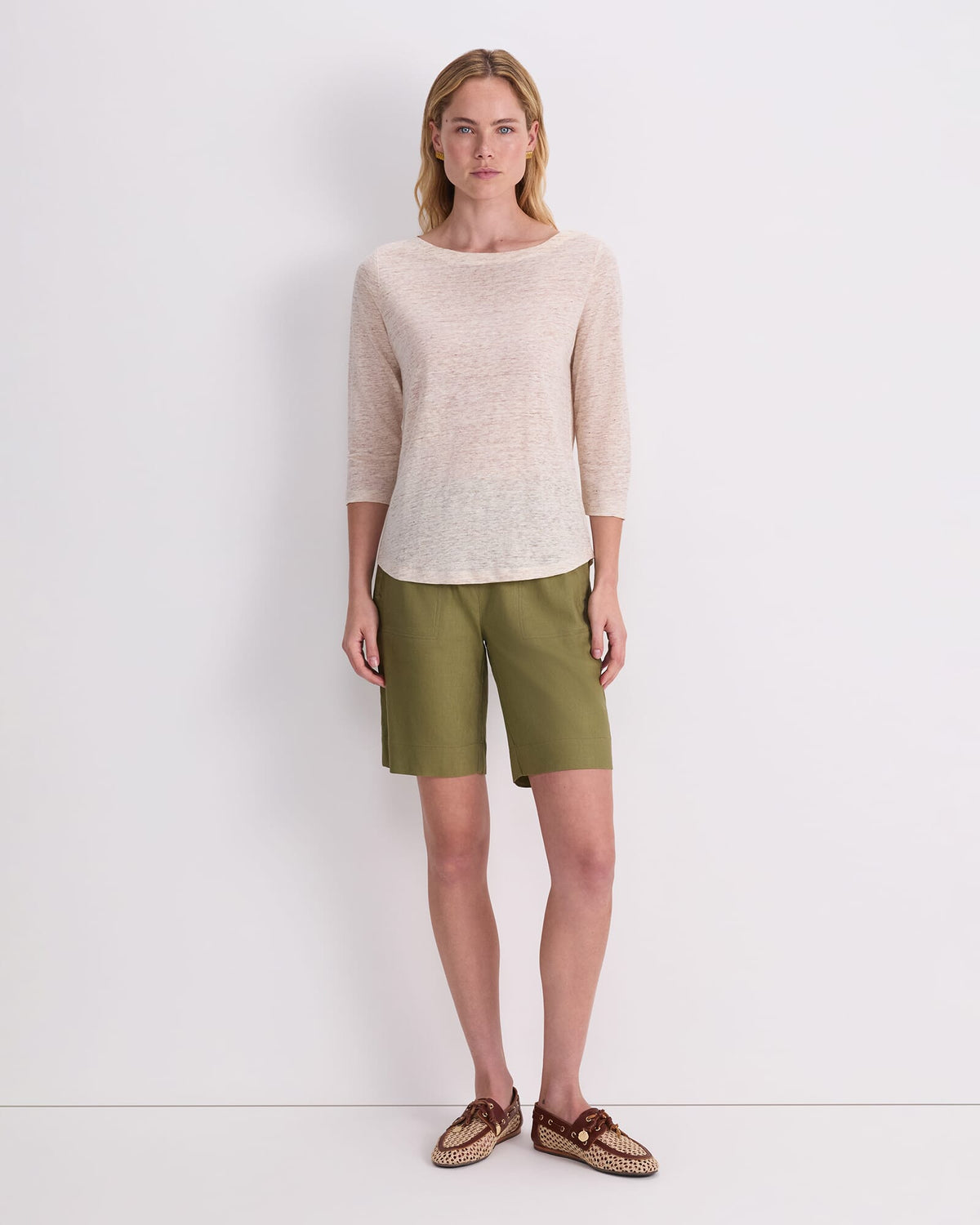 Cecile Linen Top