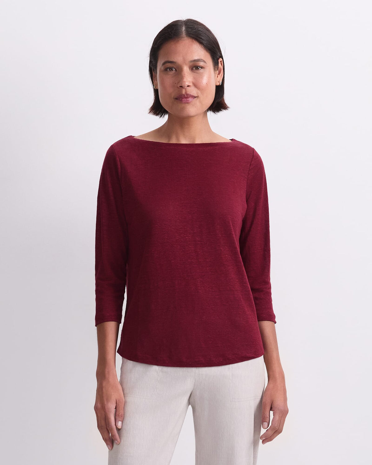 Cecile Linen Top