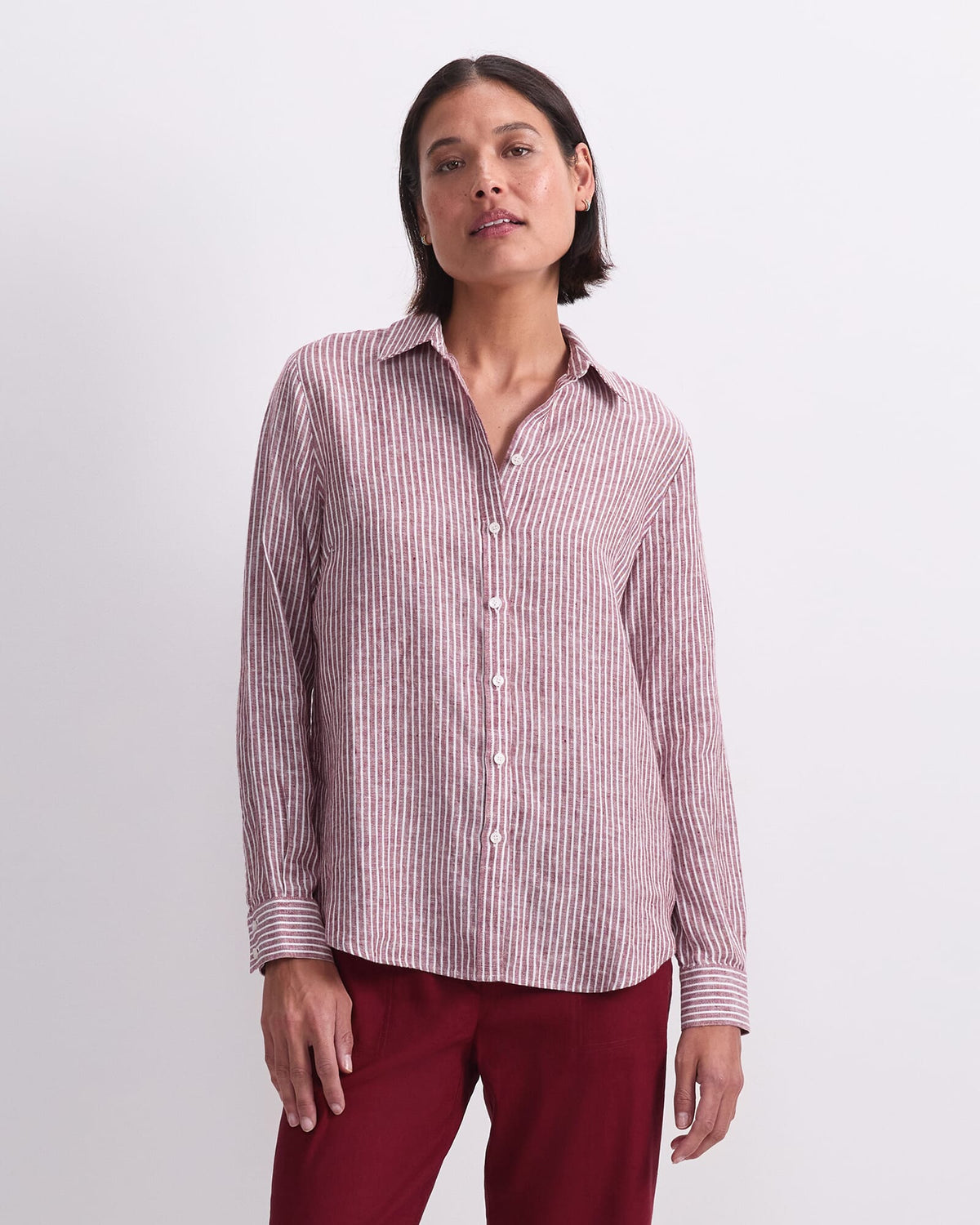 Dahlia Stripe Linen Shirt