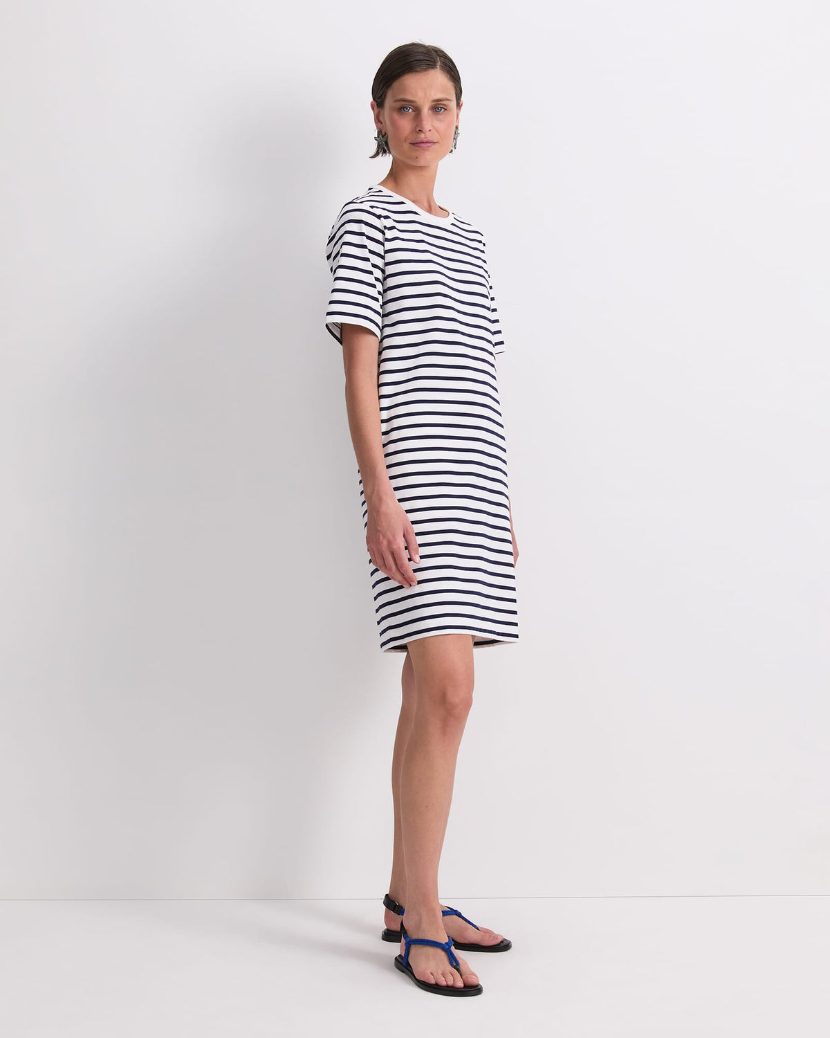 Stripe Shopper Mini Dress
