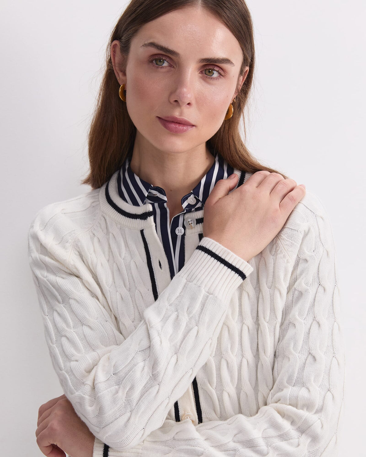 Merino Cable Cardigan