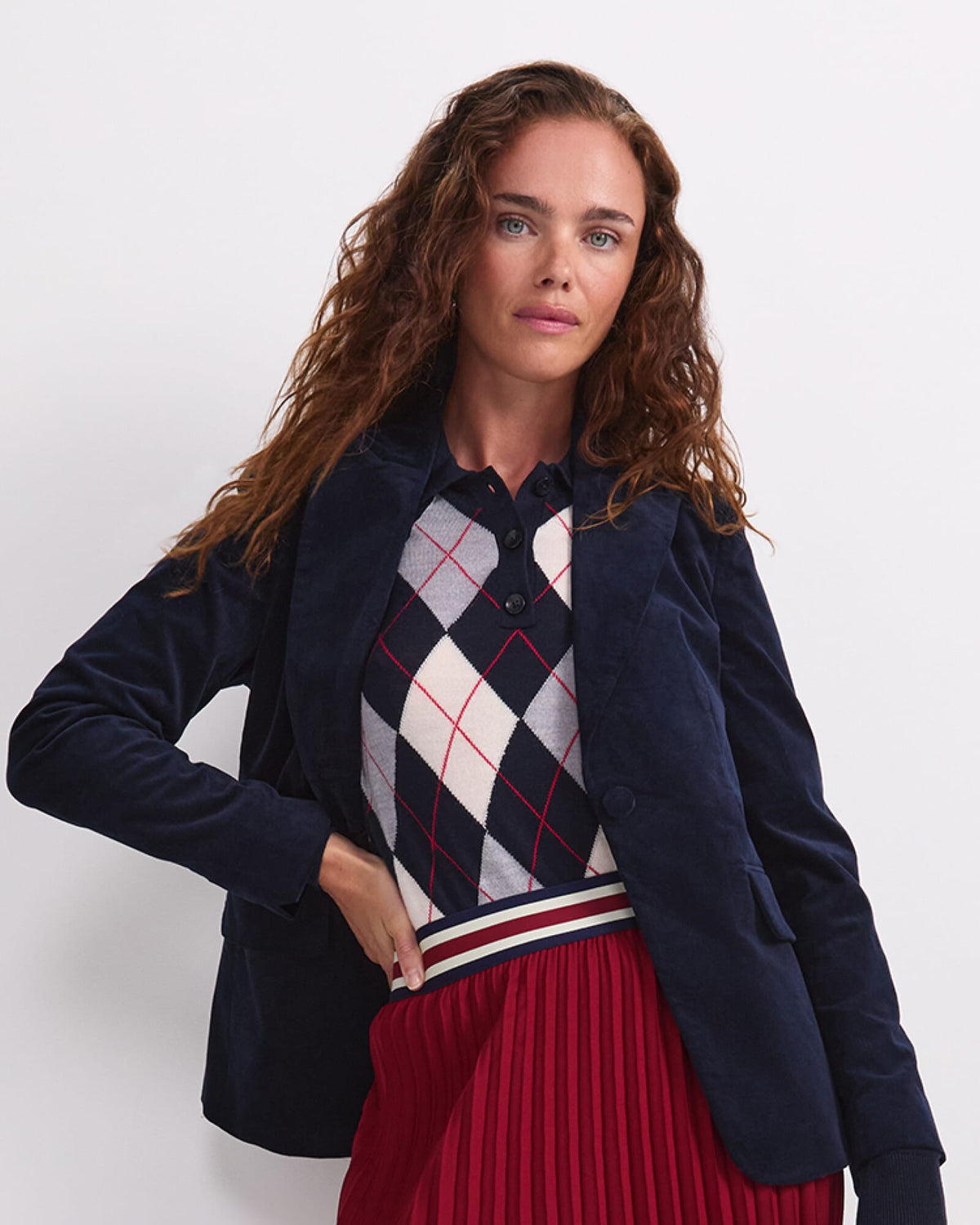Thea Velvet Blazer