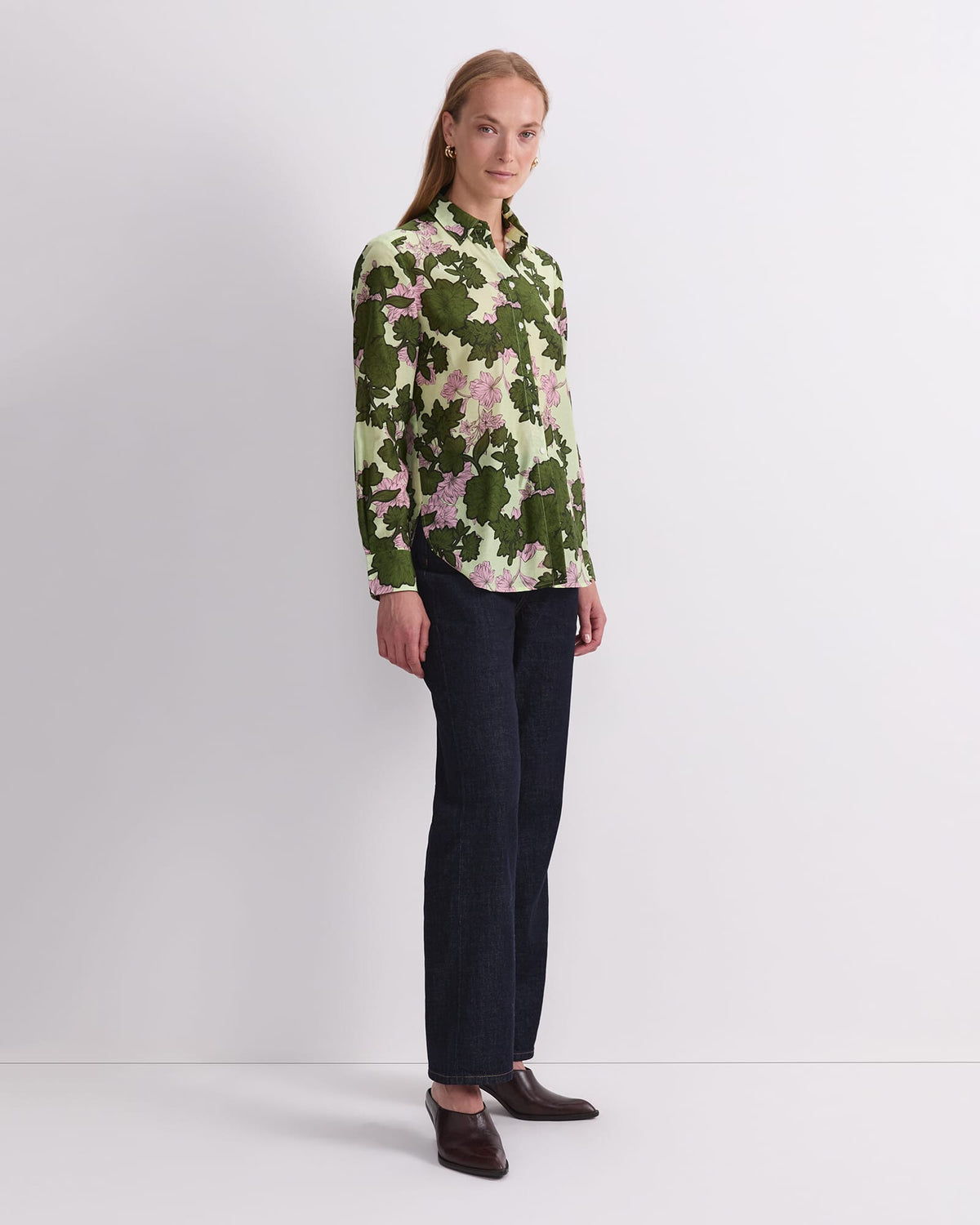Fleur Cotton Silk Shirt