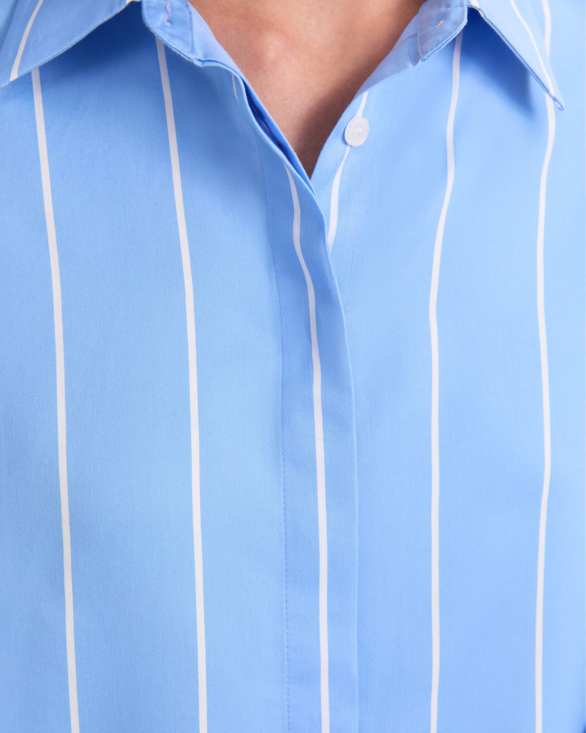 Hannah Stripe Cotton Silk Shirt