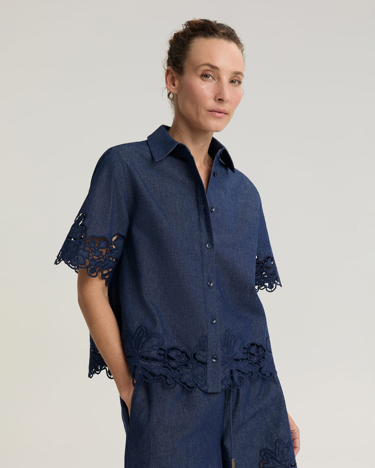 Paloma Cotton Chambray Shirt