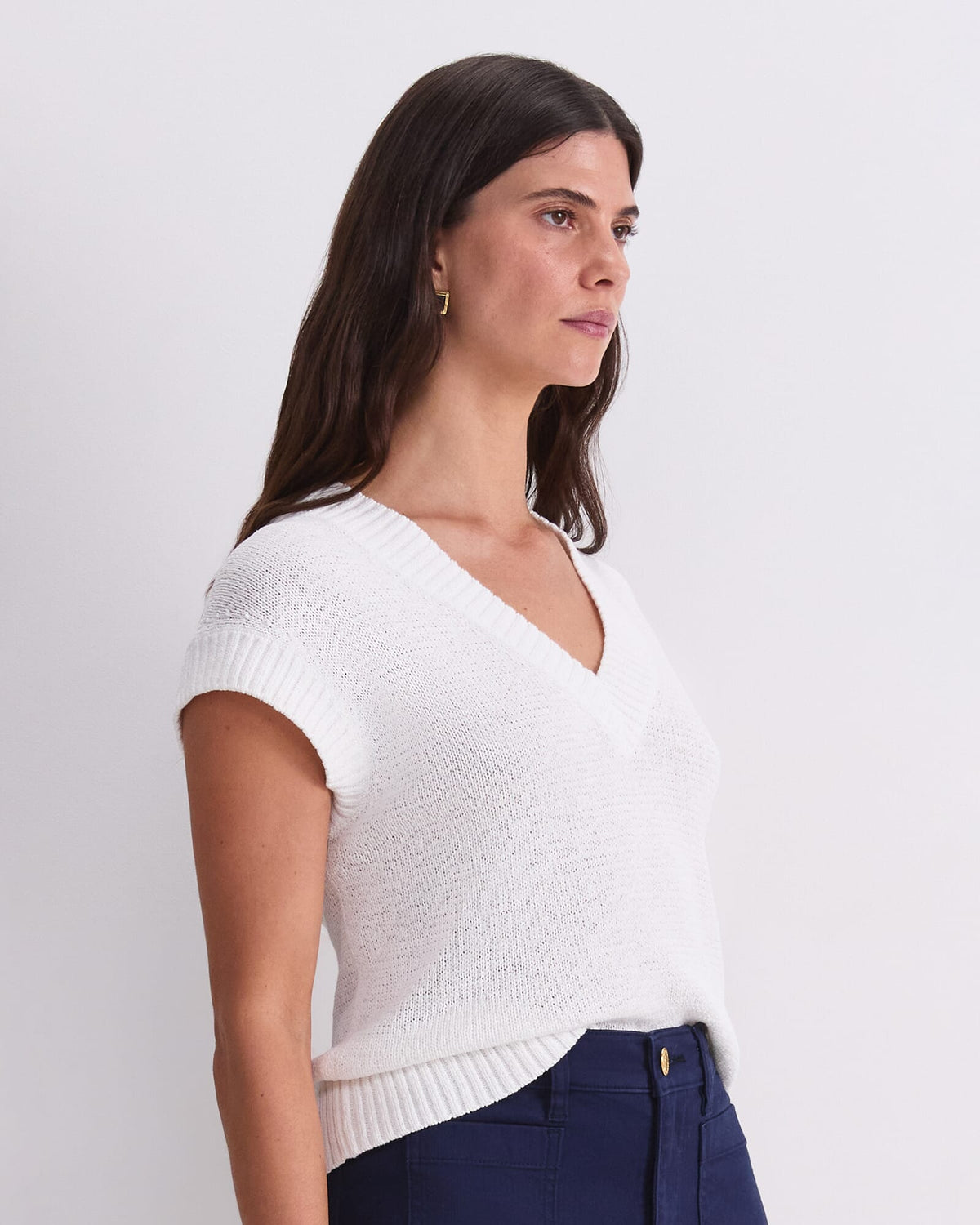 Josie Tape Yarn V-Neck Tank