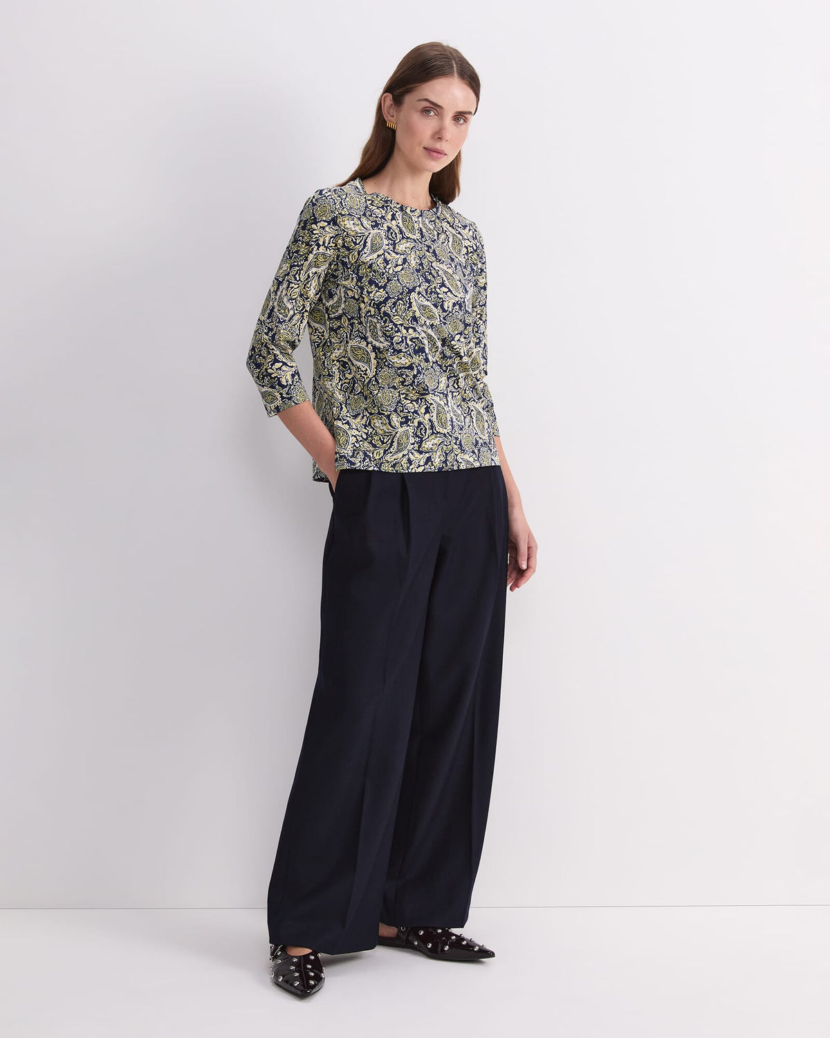 Paisley Mercerised Tee