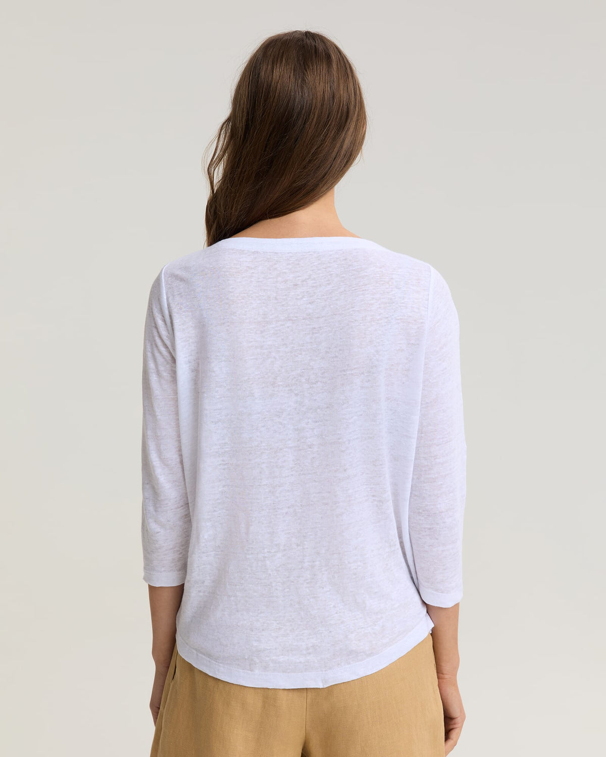 Cecile Foil Linen Top
