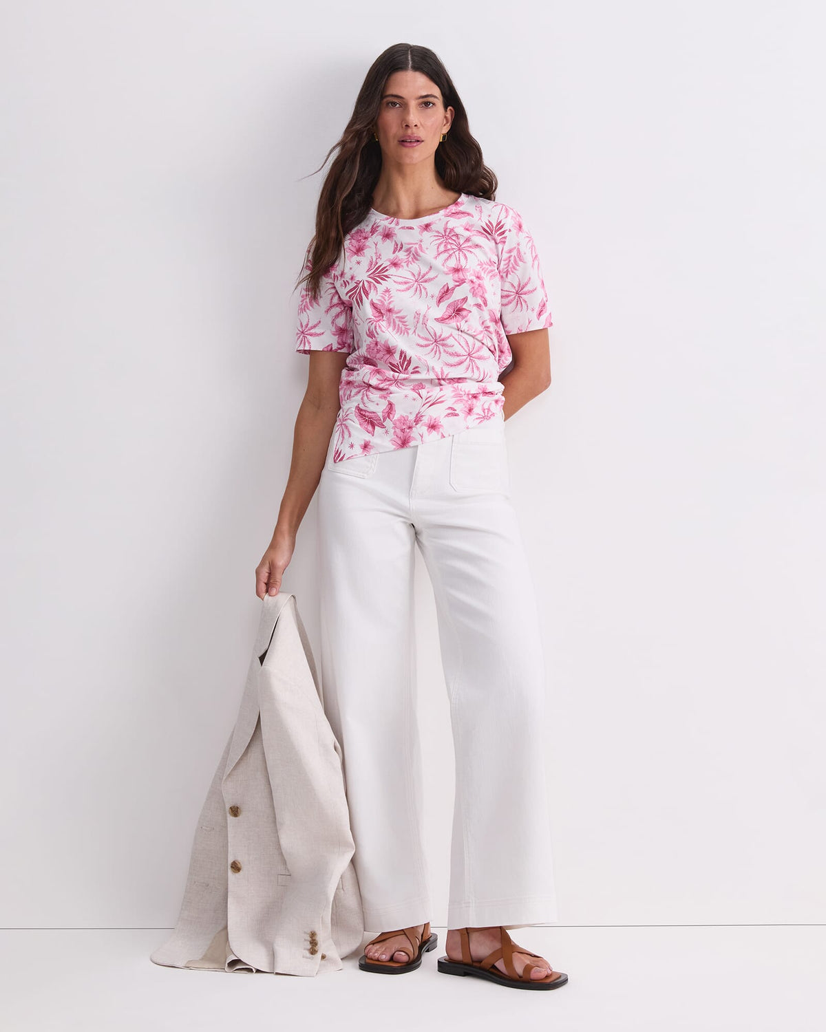 Palm Print Merc Tee