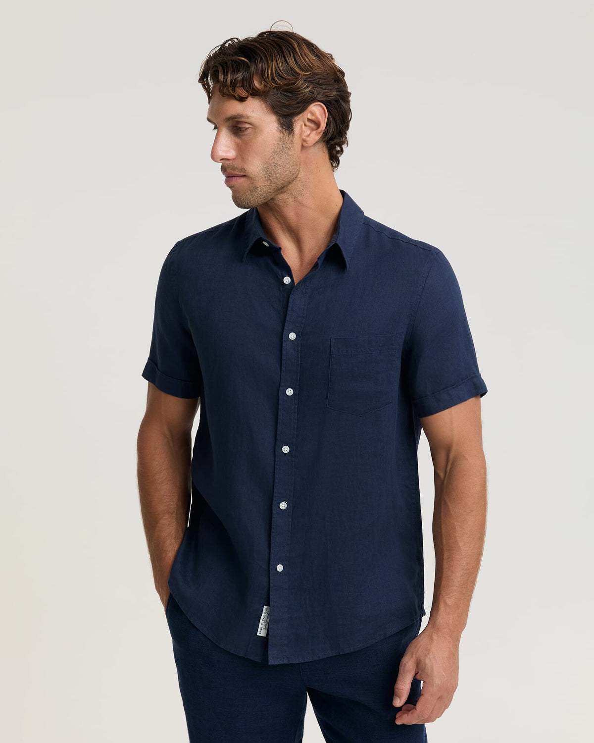 Short Sleeve Linen Shirt