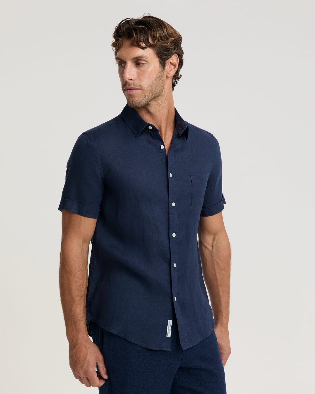 Short Sleeve Linen Shirt