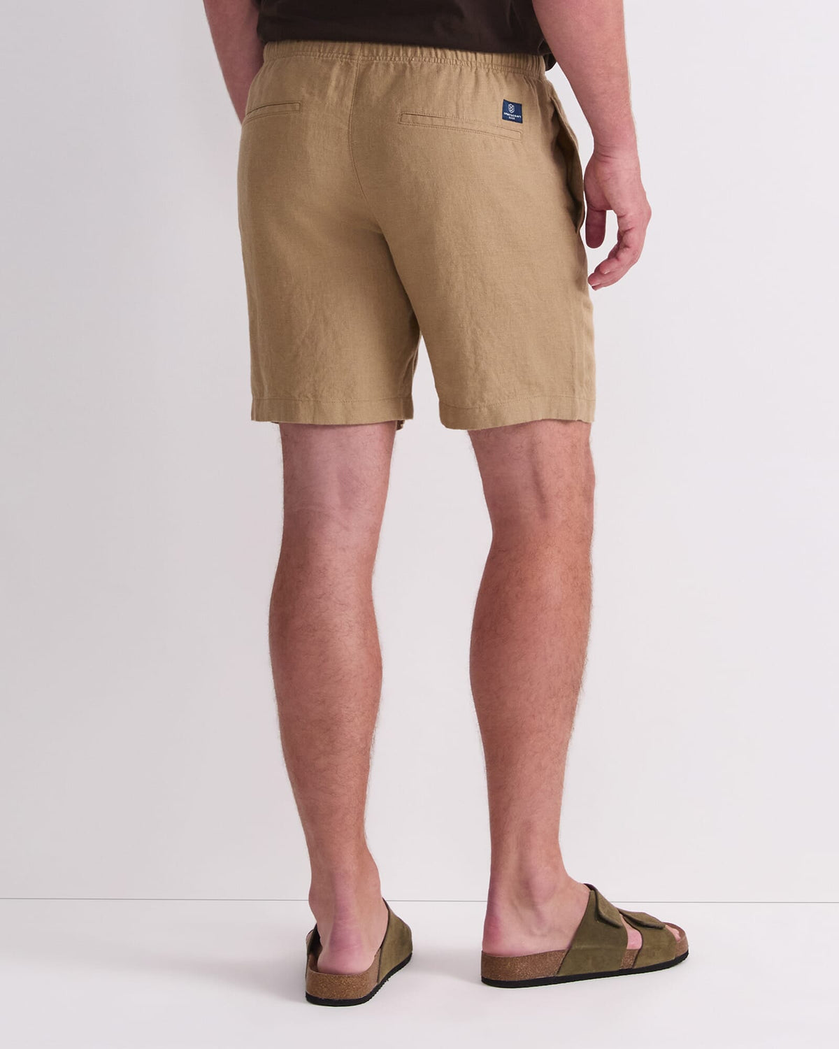 Caffery Yarn-Dyed Linen Short