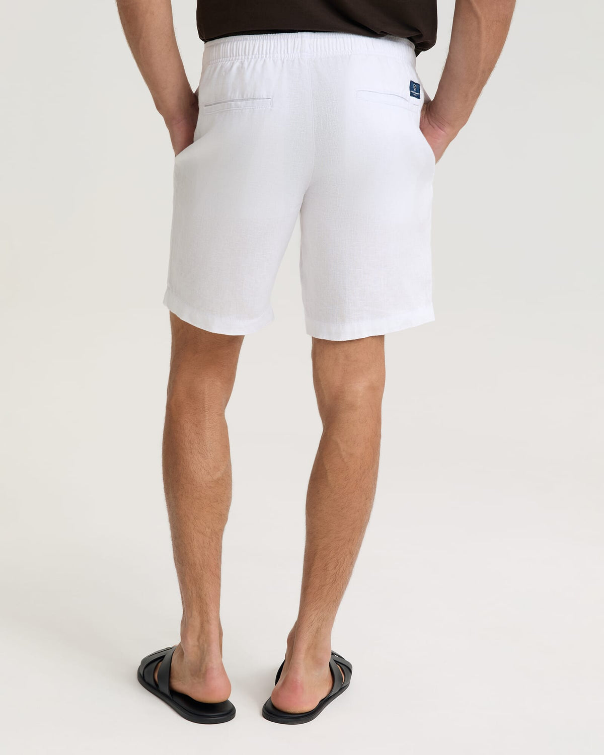 Caffery Yarn-Dyed Linen Short