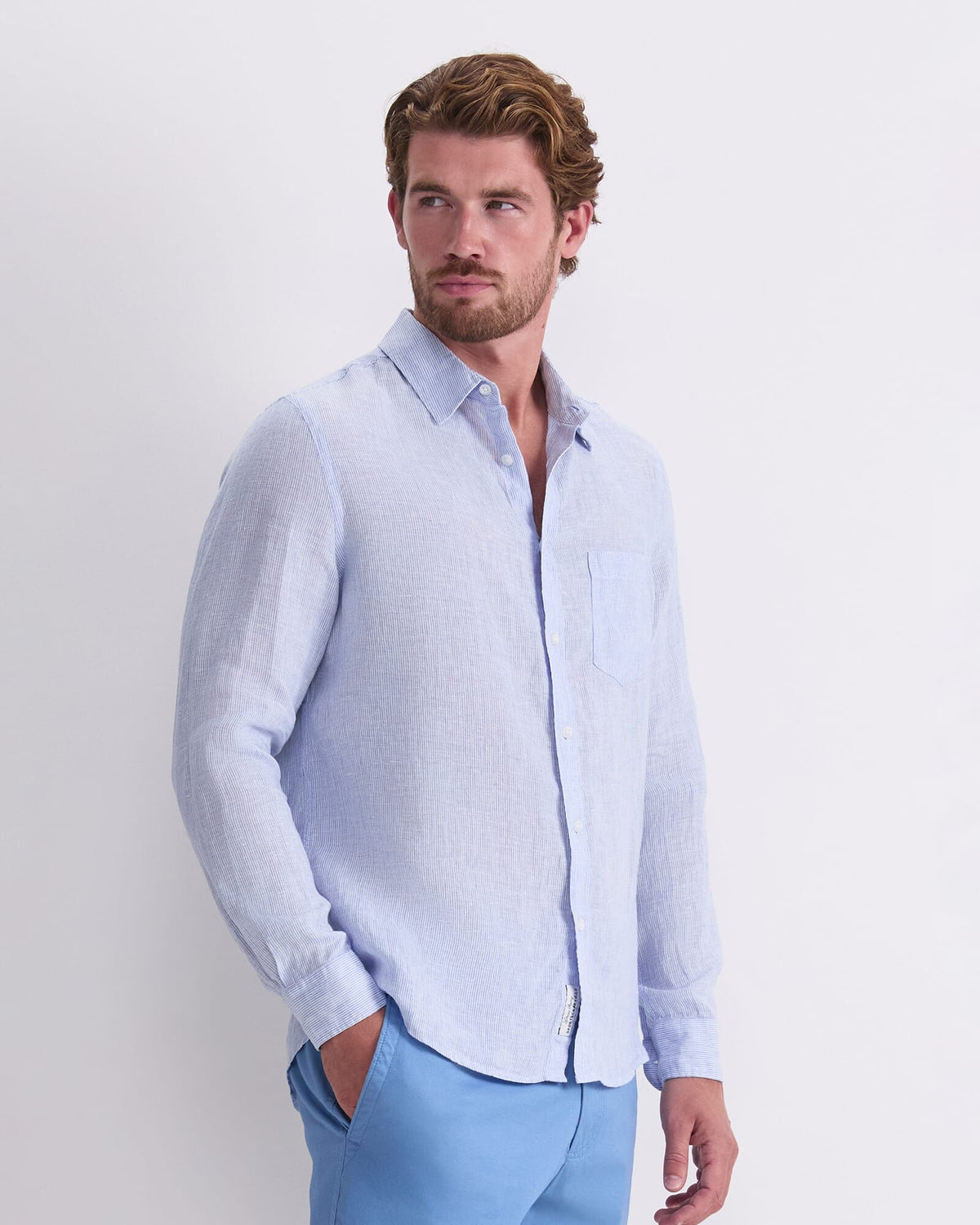 Vinnie Long Sleeve Linen Shirt