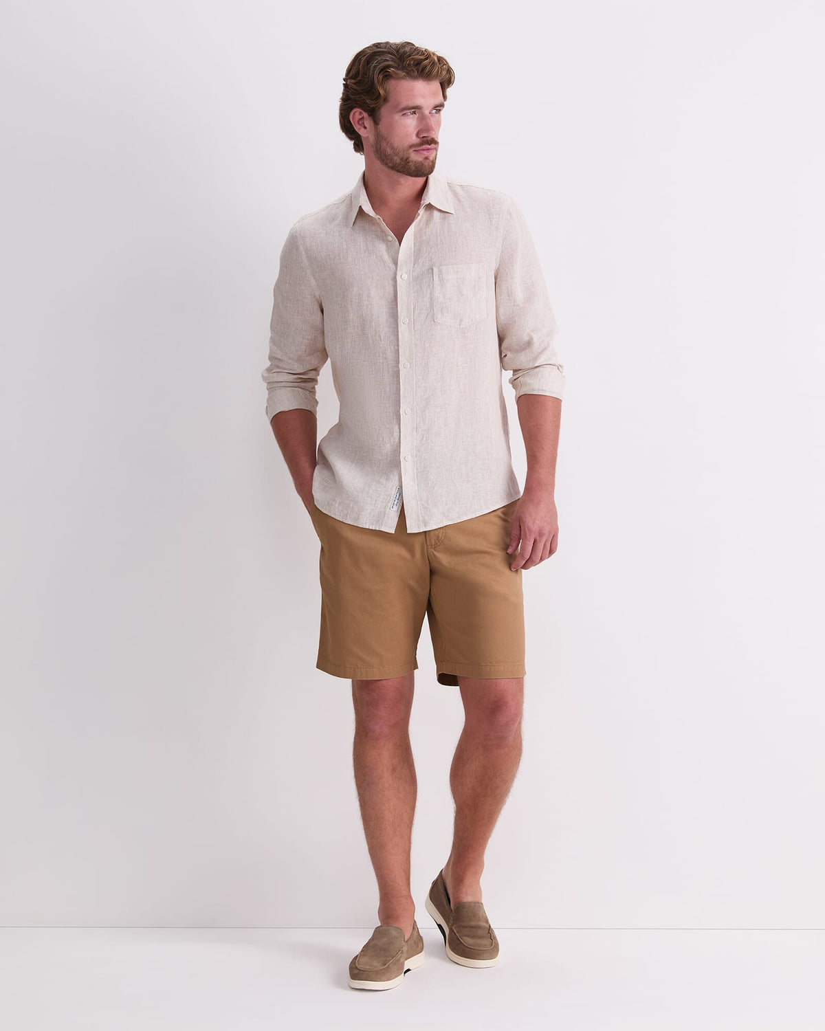 Vinnie Long Sleeve Linen Shirt