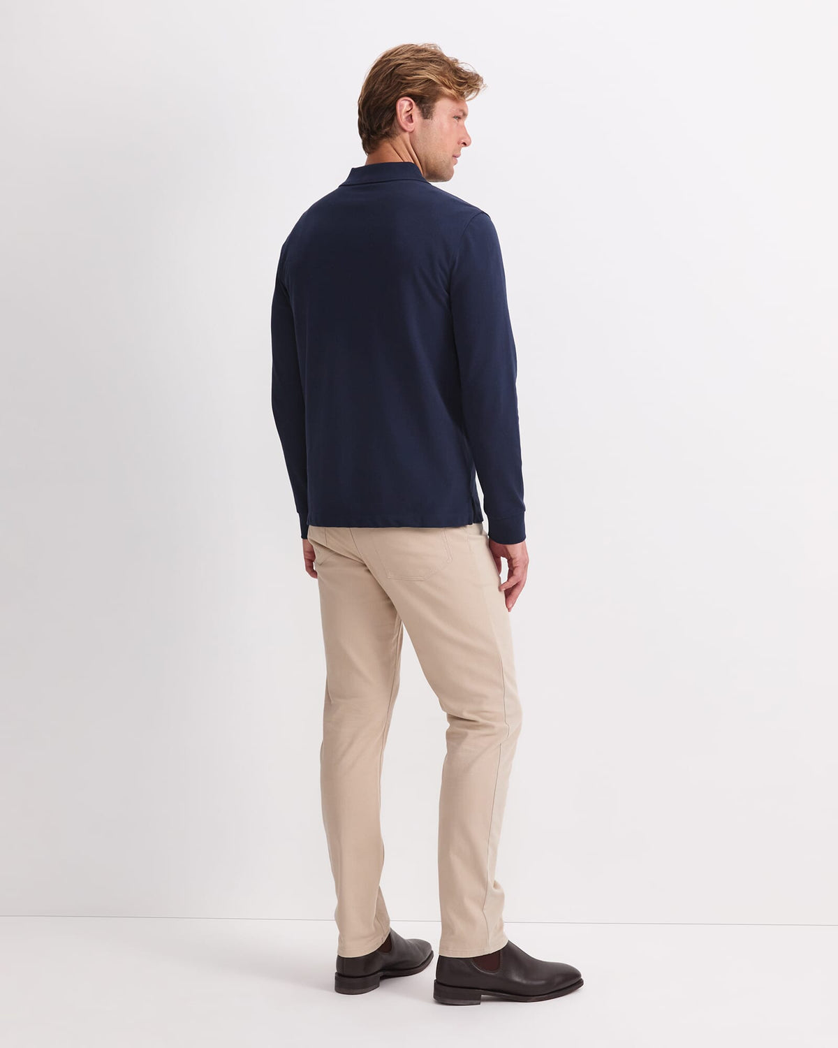 Long Sleeve SC Pique Polo