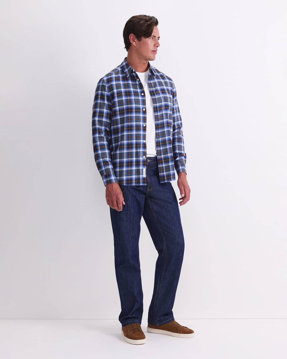 Justin Long Sleeve Flannel Shirt