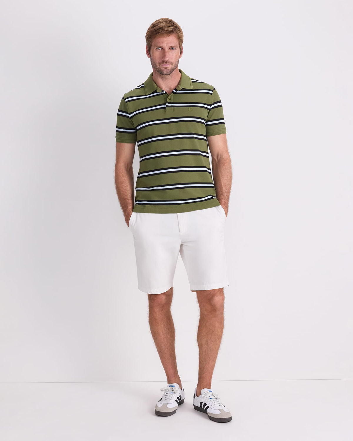 SC Bold Stripe Pique Polo